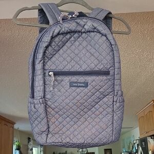 Vera Bradley Quilted Blue Backpack